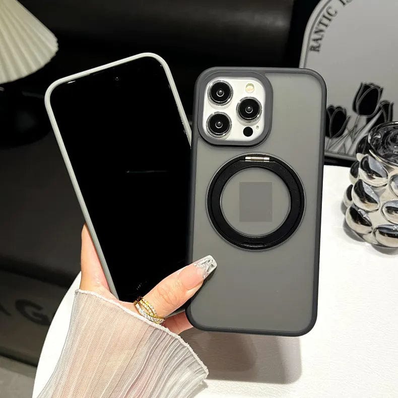 360 Degree Rotatable Magnetic Kickstand Shockproof Hard Case for iPhone 14 - Ktusu