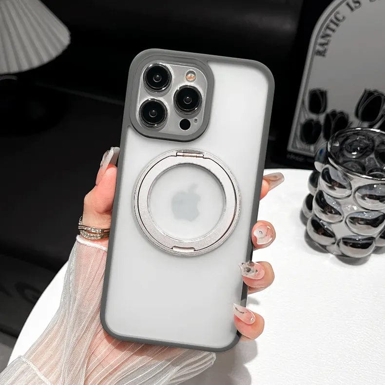 360 Degree Rotatable Magnetic Kickstand Shockproof Hard Case for iPhone 14 - Ktusu
