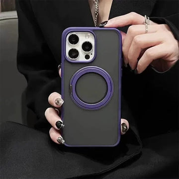 360 Degree Rotatable Magnetic Kickstand Shockproof Hard Case for iPhone 14 - Ktusu