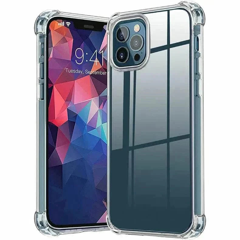 360 Degree Shockproof Soft TPU Case for iPhone 14 Pro iPhone 14 Pro / Clear - Ktusu