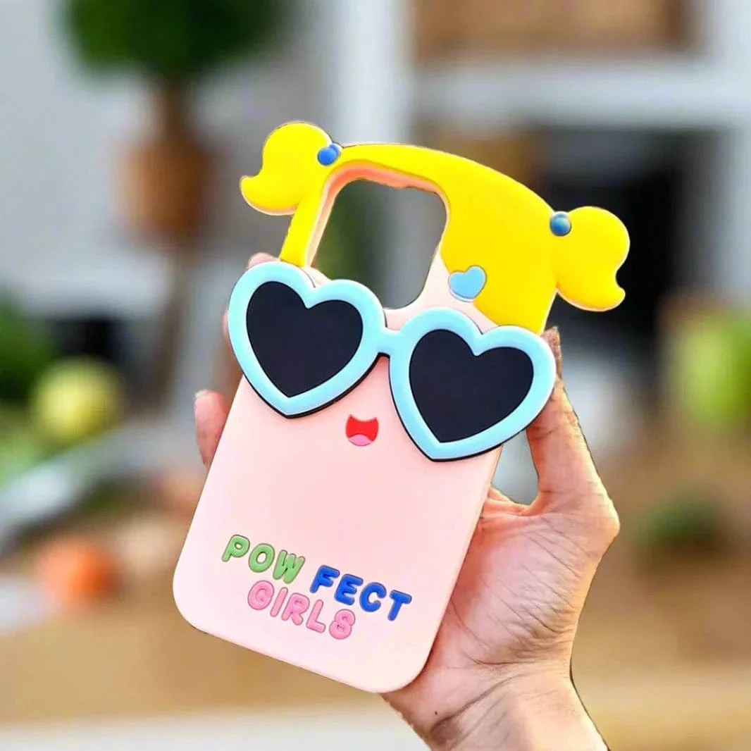 3D Cartoon Character Soft Silicone Case for iPhone 16 - Ktusu
