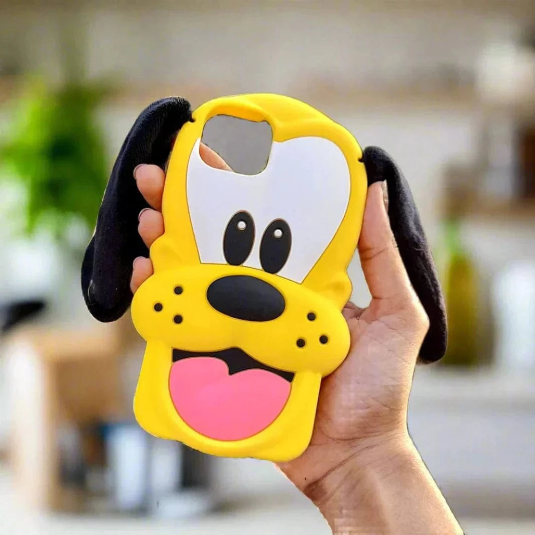3D Cartoon Character Soft Silicone Case for iPhone 16 - Ktusu