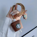 3D Silicone Cover with Spiral for Apple Adapter 18-20W / Starbuks Brown - Ktusu