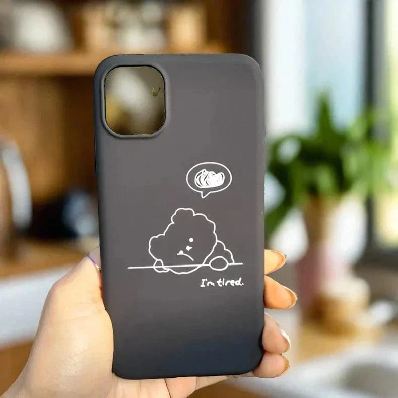 4 Cut Soft Touch Coating Matte Hard Case for iPhone 14 Plus iPhone 14 Plus / Black 5 - Ktusu