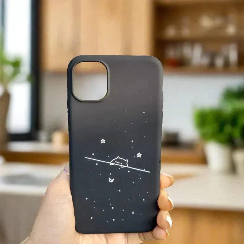 4 Cut Soft Touch Coating Matte Hard Case for iPhone 14 Plus iPhone 14 Plus / Black 9 - Ktusu