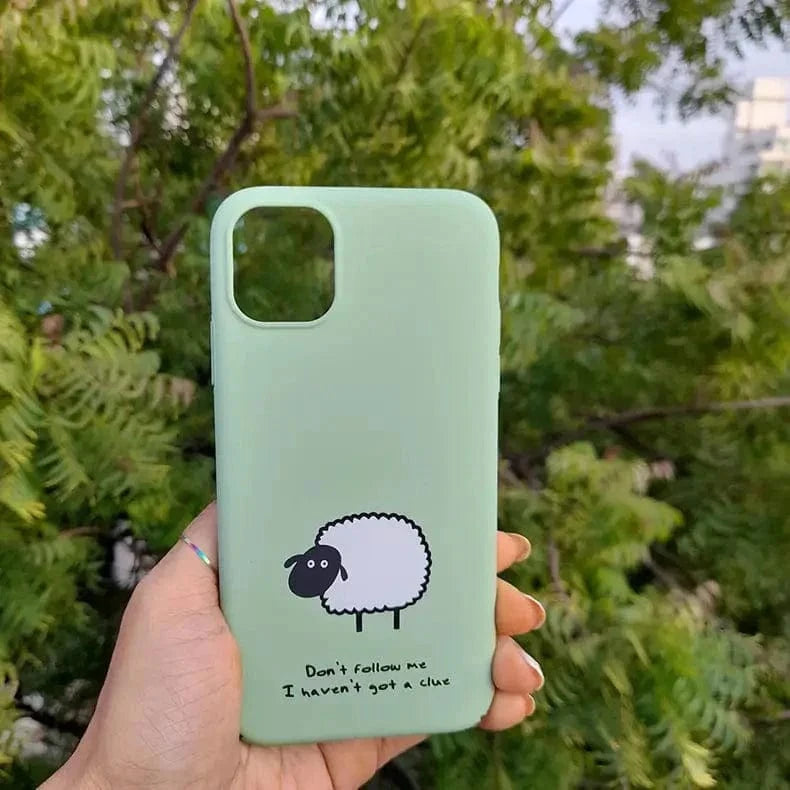 4 Cut Soft Touch Coating Printed Matte Hard Case for iPhone 14 Plus iPhone 14 Plus / Green 3 - Ktusu