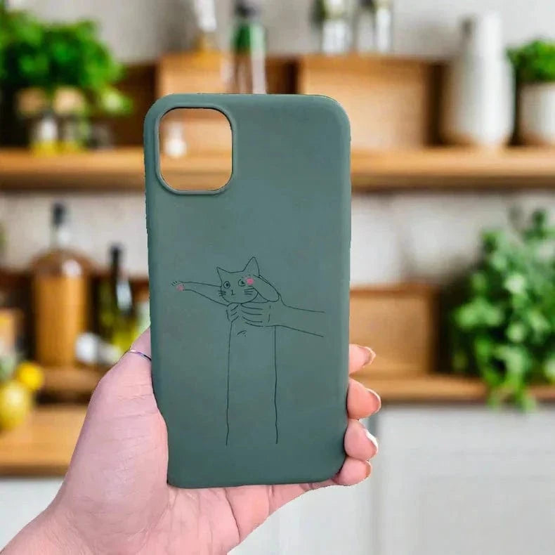 4 Cut Soft Touch Coating Printed Matte Hard Case for iPhone 14 Plus iPhone 14 Plus / Green 4 - Ktusu
