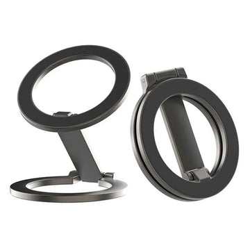 4-in-1 Magnetic Grip Stand for Magsafe Function Built in Cases Black - Ktusu