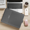 4-in-1 Portable Waterproof Integrated Stand Laptop Sleeve Bag Up to 11 inch Laptop / Grey - Ktusu