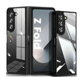Acrylic TPU PC Glossy Matte Bumper Case for Samsung Z Fold4 Samsung Z Fold4 / Black - Ktusu
