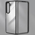 Acrylic TPU PC Glossy Matte Bumper Case for Samsung Z Fold5 Samsung Z Fold5 / Black - Ktusu