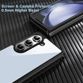 Acrylic TPU PC Glossy Matte Bumper Case for Samsung Z Fold5 Samsung Z Fold5 / Black - Ktusu