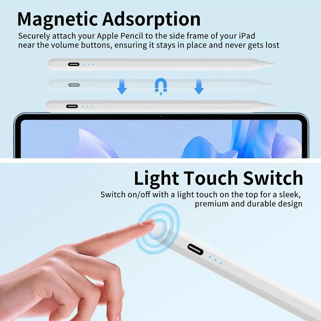Active Stylus Pen with Replaceable Tip for iPad Pencil JT18 - Ktusu