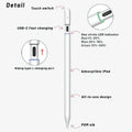 Active Stylus Pencil for iPad White - Ktusu