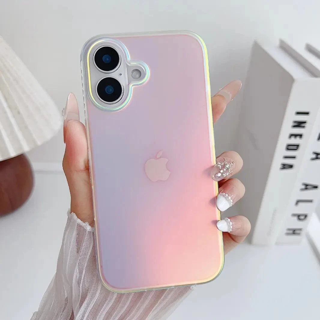 Aesthetic Laser Printing Luxury Hard Case for iPhone 15 Pro - Ktusu