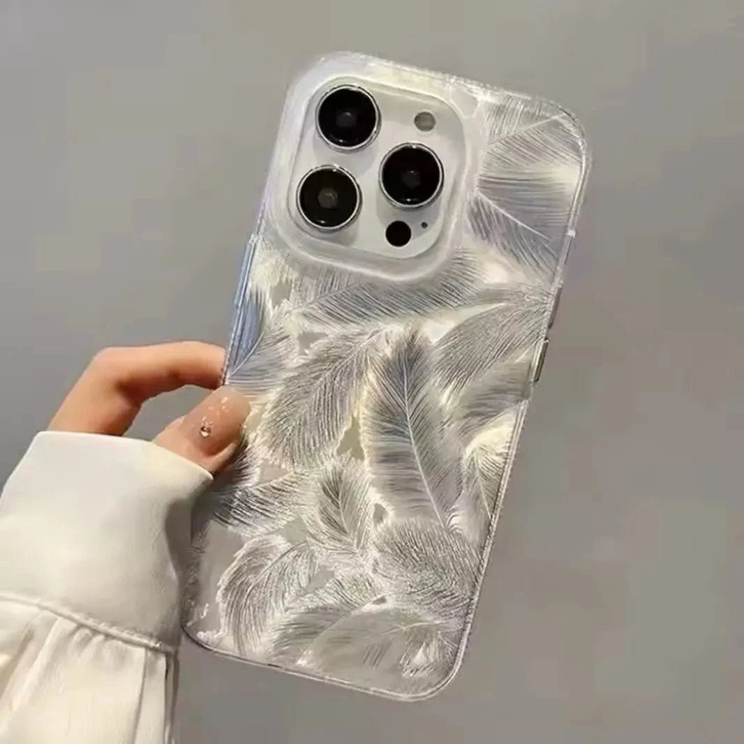 Aesthetic Laser Printing Luxury Hard Case for iPhone 15 Pro - Ktusu