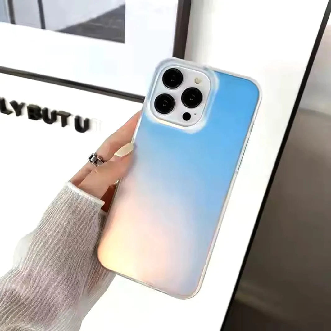 Aesthetic Laser Printing Luxury Hard Case for iPhone 15 Pro Max - Ktusu