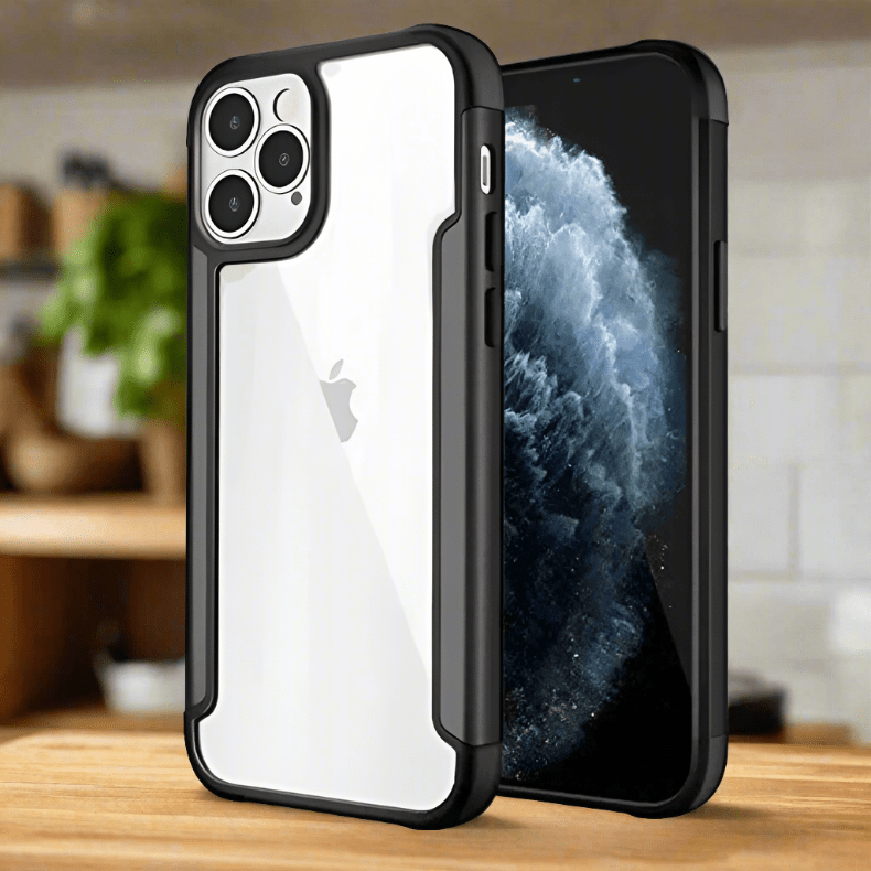 Aluminum Alloy Metal Edge Transparent Case for iPhone 13 Pro - Ktusu