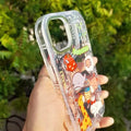 Animal Print Silver Glitter Foil Clear Soft Case for iPhone 13 Pro Max - Ktusu