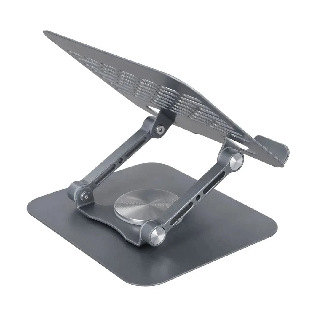 Anti-slip Aluminum Alloy 360 Rotation Foldable Phone & Tablet Stand Dark Grey - Ktusu