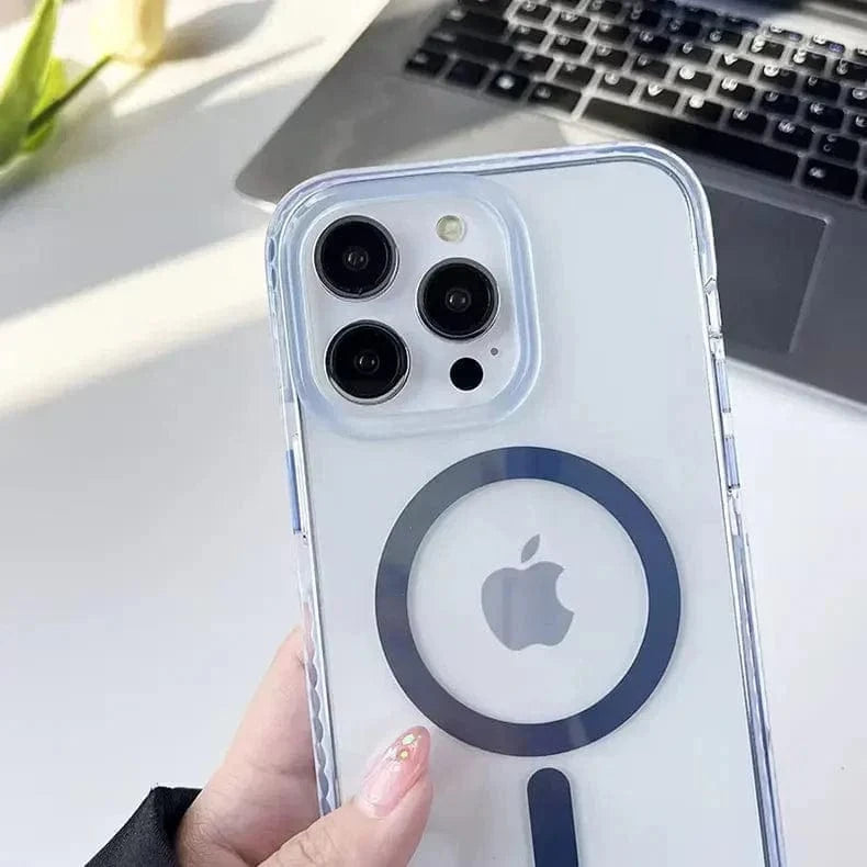 Anti Storm Magnetic Shield With Magsafe Case for iPhone 15 Pro - Ktusu