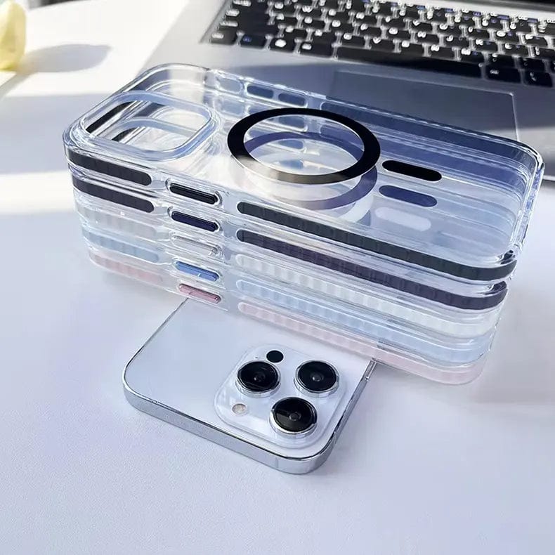 Anti Storm Magnetic Shield With Magsafe Case for iPhone 15 Pro - Ktusu