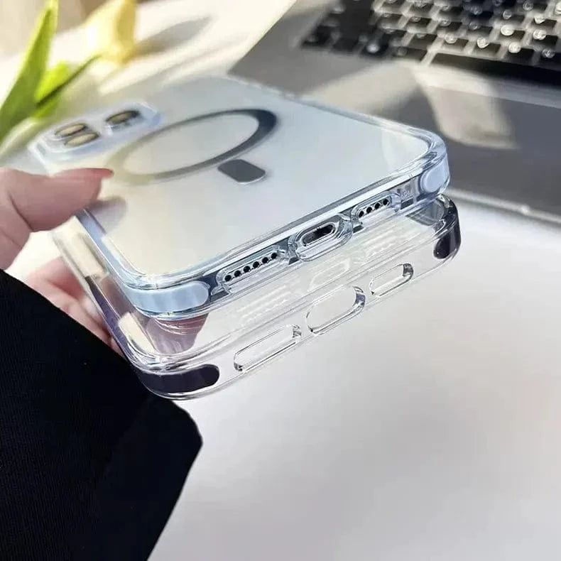 Anti Storm Magnetic Shield With Magsafe Case for iPhone 15 Pro - Ktusu