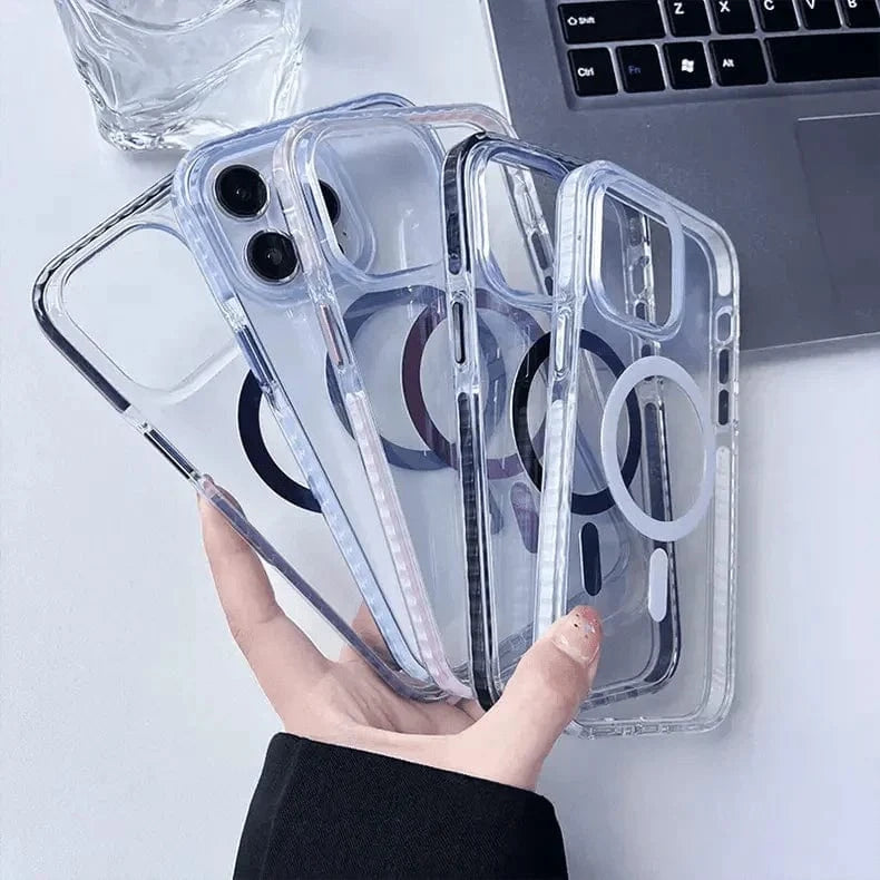 Anti Storm Magnetic Shield With Magsafe Case for iPhone 15 Pro - Ktusu