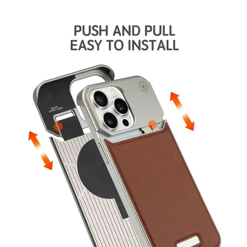 Aromatherapy Magsafe Leather Heat Dissipation Case for iPhone 15 Pro Max - Ktusu