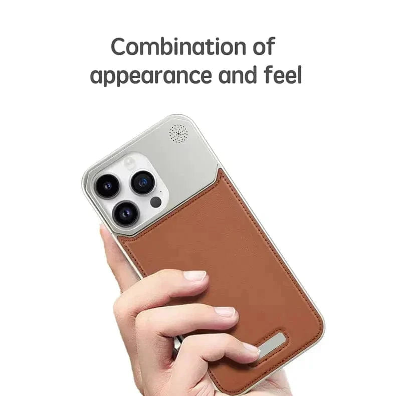 Aromatherapy Magsafe Leather Heat Dissipation Case for iPhone 15 Pro Max - Ktusu