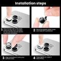 Bling Sparkling Diamond Camera Lens Ring for iPhone 12 - Ktusu