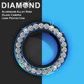Bling Sparkling Diamond Camera Lens Ring for iPhone 12 iPhone 12 / Blue - Ktusu