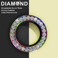 Bling Sparkling Diamond Camera Lens Ring for iPhone 12 iPhone 12 / Rainbow - Ktusu