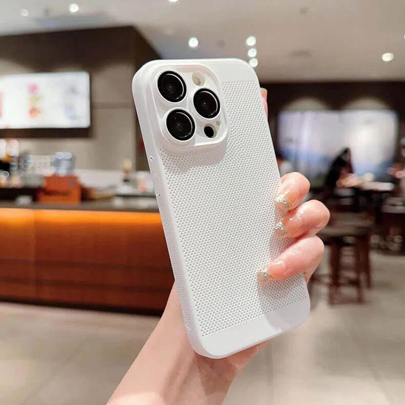 Breathable Heat-Dissipation Magsafe Case for iPhone 13 Pro Max iPhone 13 Pro Max / White / without magsafe - Ktusu