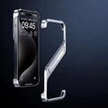 Built In Kickstand Aluminum Rimless Heat Dissipation Frame Case for iPhone 16 Pro Max iPhone 16 Pro Max / Silver - Ktusu