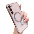 Camera Lens Protective Magnetic Magsafe Soft Case for Samsung S22 Plus Samsung S22 Plus / Black - Ktusu