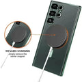 Camera Lens Protective Magnetic Magsafe Soft Case for Samsung S22 Plus Samsung S22 Plus / Black - Ktusu