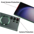 Camera Lens Protective Magnetic Magsafe Soft Case for Samsung S22 Plus Samsung S22 Plus / Black - Ktusu