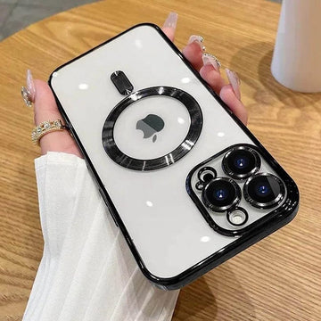 Camera Lens Protective Magsafe Case for iPhone 13 iPhone 13 / Black / with magsafe - Ktusu