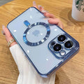 Camera Lens Protective Magsafe Case for iPhone 13 iPhone 13 / Sierra Blue / with magsafe - Ktusu
