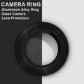 Camera Lens Protector Aluminum Alloy Ring for iPhone 13 Pro iPhone 13 Pro / Black - Ktusu
