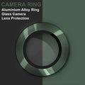 Camera Lens Protector Aluminum Alloy Ring for iPhone 13 Pro iPhone 13 Pro / Dark Green - Ktusu