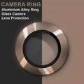 Camera Lens Protector Aluminum Alloy Ring for iPhone 13 Pro iPhone 13 Pro / Gold - Ktusu