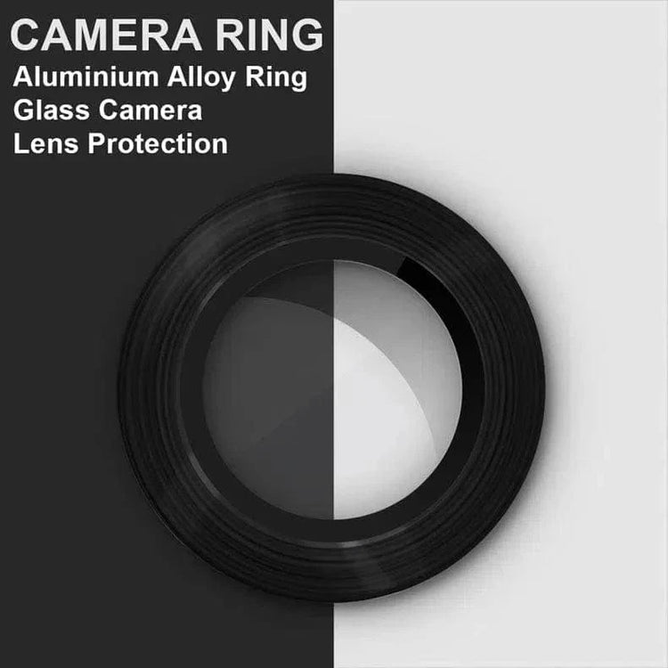 Camera Lens Protector Aluminum Alloy Ring for iPhone 15 Plus iPhone 15 Plus / Black - Ktusu