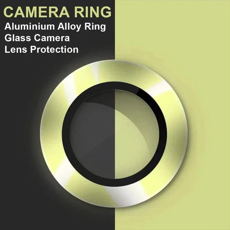 Camera Lens Protector Aluminum Alloy Ring for iPhone 15 Pro - Ktusu