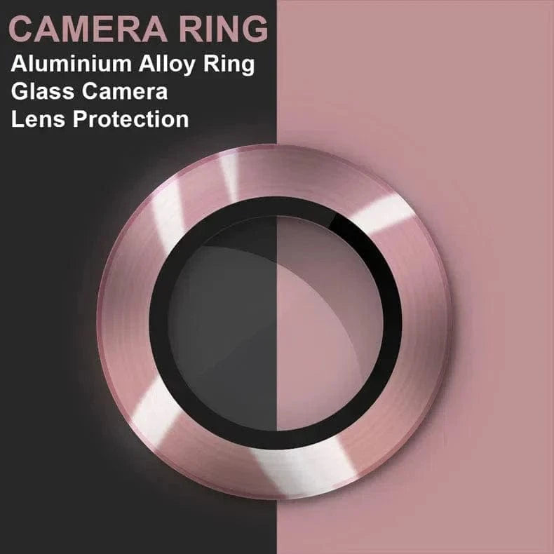 Camera Lens Protector Aluminum Alloy Ring for iPhone 15 Pro - Ktusu