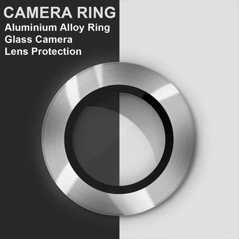 Camera Lens Protector Aluminum Alloy Ring for iPhone 15 Pro iPhone 15 Pro / Silver - Ktusu
