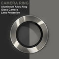 Camera Lens Protector Aluminum Alloy Ring for iPhone 15 Pro iPhone 15 Pro / Titanium Grey - Ktusu
