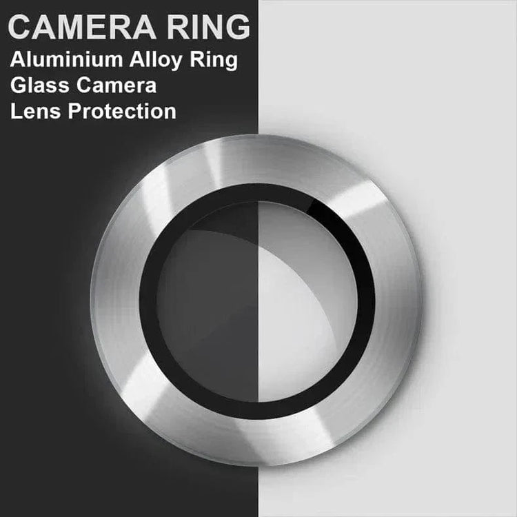 Camera Lens Protector Aluminum Alloy Ring for iPhone 15 Pro Max iPhone 15 Pro Max / Silver - Ktusu