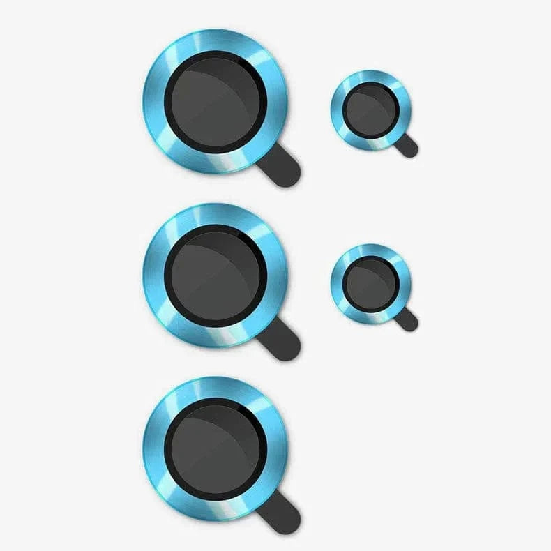 Camera Lens Protector Aluminum Alloy Ring for Samsung S22 Ultra Samsung S22 Ultra / Blue - Ktusu